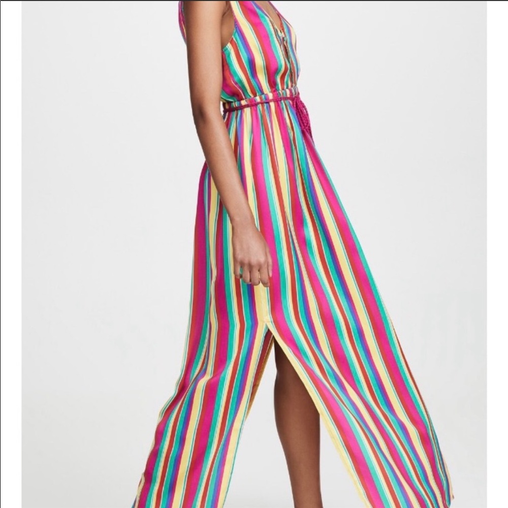 BB Dakota Colorful Stripe Maxi Dress